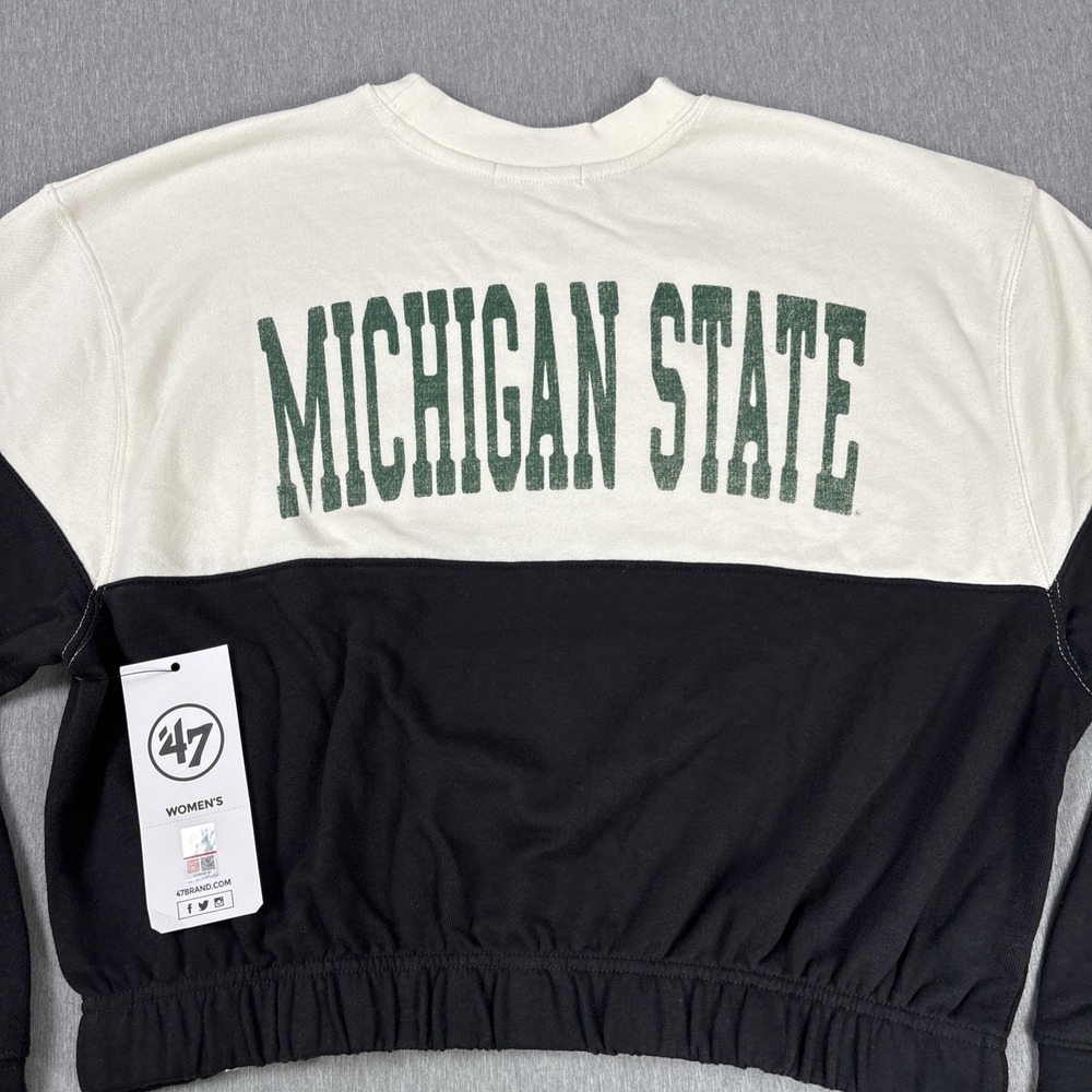 Michigan State Spartans '47 Women's Take Two Bonita Pullover Sweatshirt - Small - Picture 13 of 14